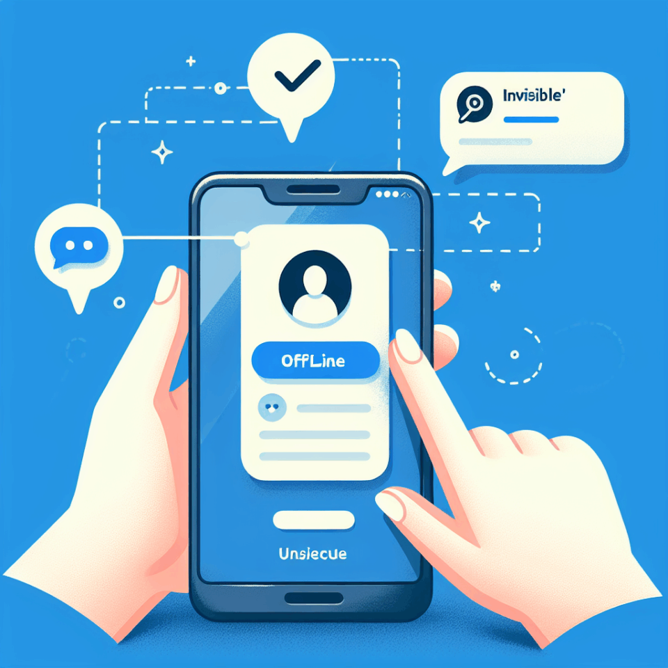 Как да се направя извън линия в messenger